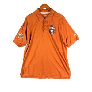 Houston Astros Majestic Cooperstown Collection Retro Hoodie Burnt Orange Men 2XL